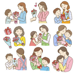 mother's day illust