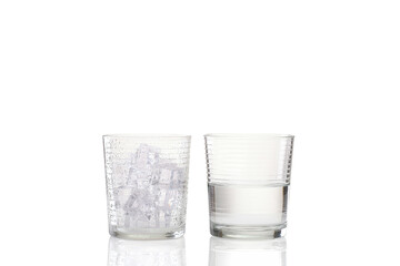 whisky, glass, climate change, condensation, scotch, ice, cubes, melted, water, environment, copyspace, concepts, clear, melting, full, passage, reflection, time, wet, back light, back lighting, back 