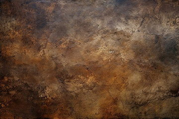 Grunge brown earthy natural texture background. Generative AI.