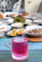 The Drink of Ramadan Cuisine Traditional Ottoman Sherbet, Üsküdar Istanbul, Turkiye