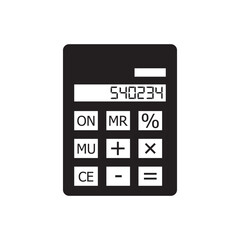 Calculator vector icon. Mathematics calculator flat sign design. Calculator symbol pictogram. UX UI icon