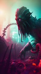 Lovecraft Art and Illustration - Created with Dream by Wombo Generative Ai