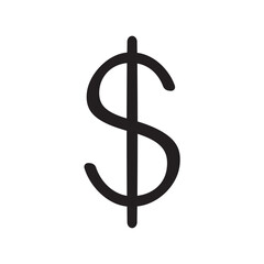 Money vector icon. Cash icon. Cash flat sign design. Money symbol. Cash outline icon. Dollar pictogram. UX UI icon