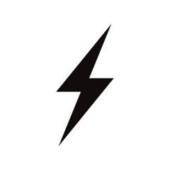 Energy vector icon. Lightning flat sign design. Energy isolated symbol pictogram. UX UI icon 