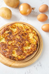 Spanish tortilla omelette