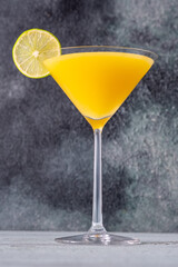 Frozen Mango Martini cocktail