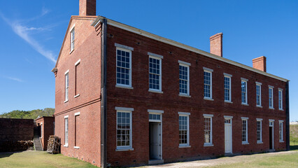 The Fort Clinch State Park is a Florida State Park, located on a peninsula near the northernmost point of Amelia Island, along the Amelia River