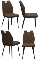 Chair for office or home. Interior element. Isolated from the background. From different angles