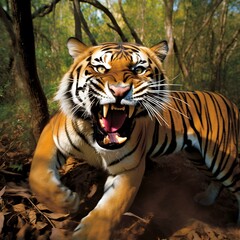 Obraz premium tiger in the wild