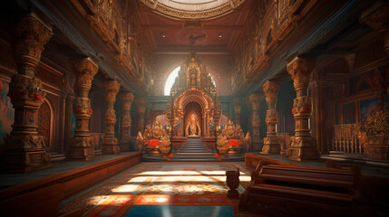 Obraz premium Tempel in Indien