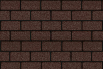 Roof tiles seamless pattern. Flat Style