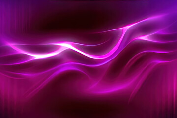 Abstract magenta futuristic wavy background. Generative Ai