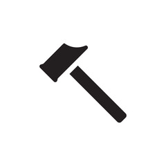Hammer vector icon. Hammer instrument flat sign design. Hammer tool symbol pictogram. UX UI icon