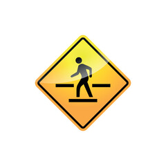 Traffic Sign  Street Sign Icon Vector Template