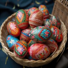 Fototapeta na wymiar Ukrainian Easter eggs