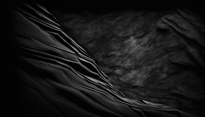 Fototapeta premium Dark Cement Wall Texture for Minimalistic Presentations - ai generated