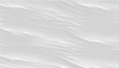 Fototapeta premium Abstract white background - Horizontal Wavy White Lines on a Minimalist Background- ai generated