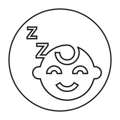Babe, baby, child icon