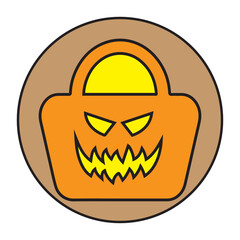 Basket, halloween, halloween basket icon