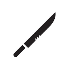 Knife vector icon. Knife flat sign design. Knife symbol pictogram. UX UI icon