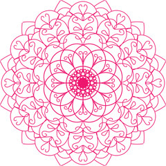 Beautiful mandala Vector Art.This is a printable mandala designs file