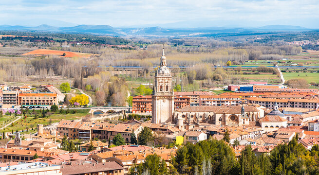 tourism at Burgo de Osma- Soria province in Spain, Castile and Leon