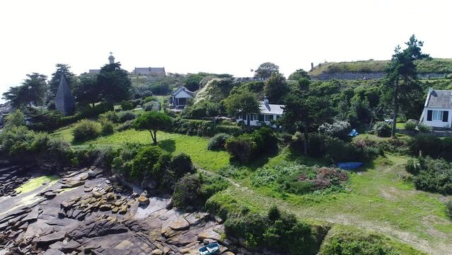 Les &icirc;les Chausey, au large de Granville.
