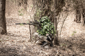 US marines in the mountains during the military operation
