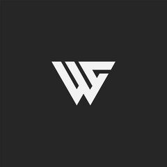 modern creative WG logo designs