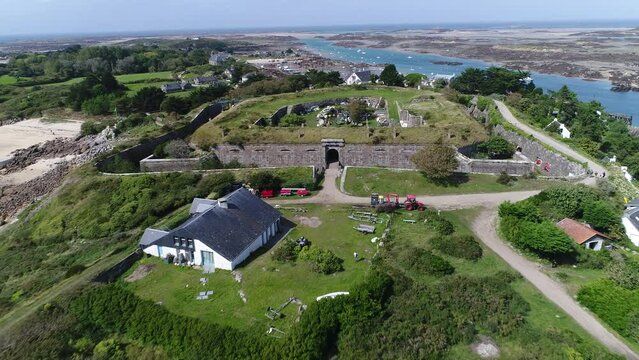 Les &icirc;les Chausey, au large de Granville.