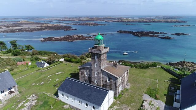 Les &icirc;les Chausey, au large de Granville.