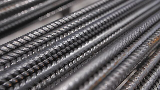 Metal ribbed building reinforcement. Production of reinforced concrete.