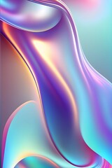 Beautiful Holographic Glassy Gradient Background