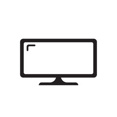 Monitor vector icon. Screen flat sign design. TV pictogram symbol. Television vector icon. UX UI icon