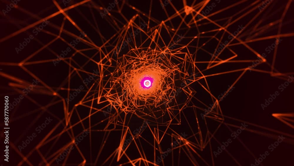 Poster colorful tunnel background. abstract circular tunnel. vortex tunnel. wormhole. abstract energy tunne