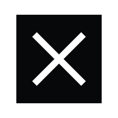 Cancel icon,vector illustration. Flat design style. vector cancel icon illustration isolated on White background, cancel icon Eps10.