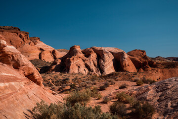 Red rocks in Valley of Fire, NV