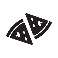 Pizza vector icon. Sliced Pizza flat sign design. Pizza symbol pictogram. UX UI icon