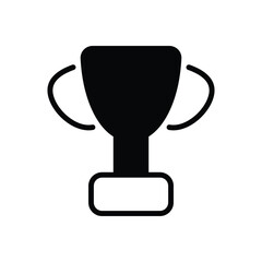 Trophy icon vector stock.