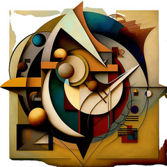 Mesmerizing Mathematical Abstract Art: A Symphony of Geometry & Colors