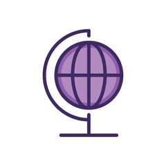 World icon vector stock.