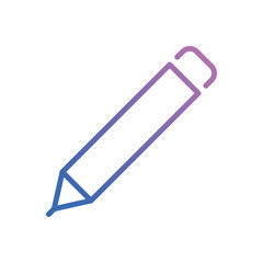 Pencil icon vector stock.