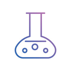Chemistry icon vector stock.