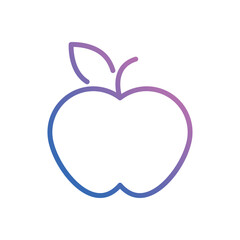 Apple icon vector stock.