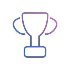 Trophy icon vector stock.