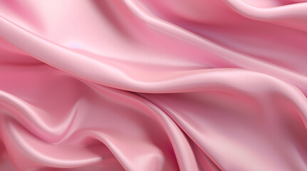 Fototapeta premium Smooth elegant silk or satin texture can use as wedding background. Luxurious background design. Generative AI