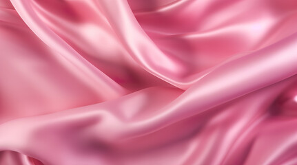 Obraz premium Smooth elegant silk or satin texture can use as wedding background. Luxurious background design. Generative AI