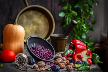 Autumn still life.