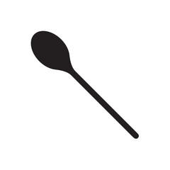 Spoon vector icon. Spoon flat sign design. Spoon symbol pictogram. UX UI icon