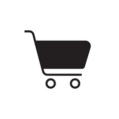 Trolley vector icon. Trolley flat sign design. Shopping trolley symbol pictogram. UX UI icon